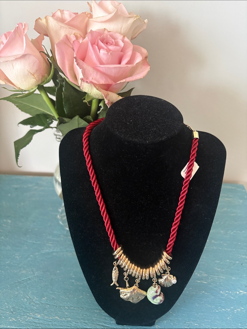 Brand New Saint Emilion Parker Charm Necklace